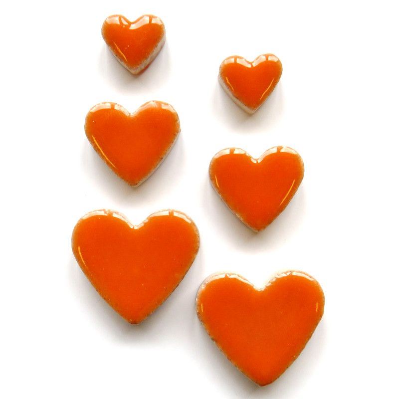Heart Charm - Popsicle Orange H6 - 50g