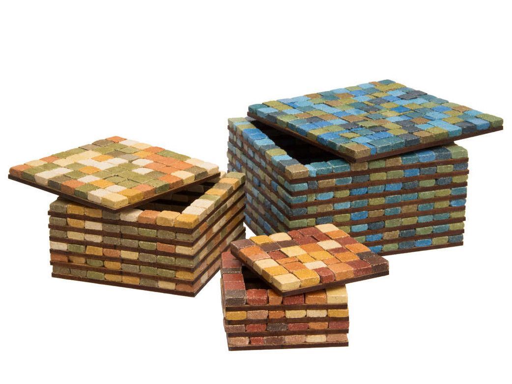 Kit - Archaeological Series -Set of 3 Square Boxes