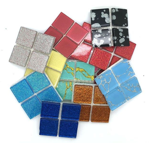 Colour Packs - Glitter glass Assortment - 500g