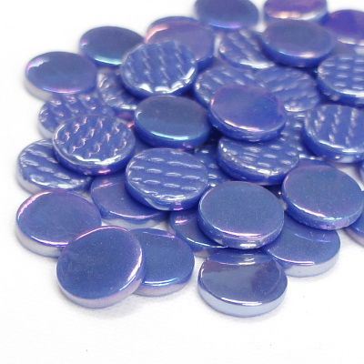 Penny Rounds Iridised - 067P Warm Blue