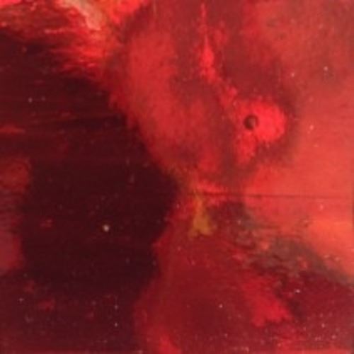 Regalia Mirror - Red Wavy 01 - Mini Piece