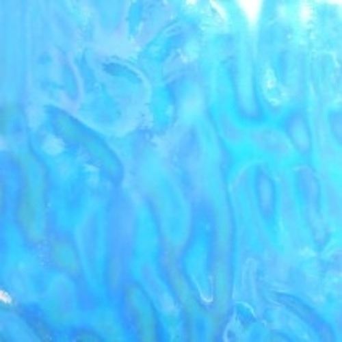 Chinese Glass - YZR318 Turquoise Ripple