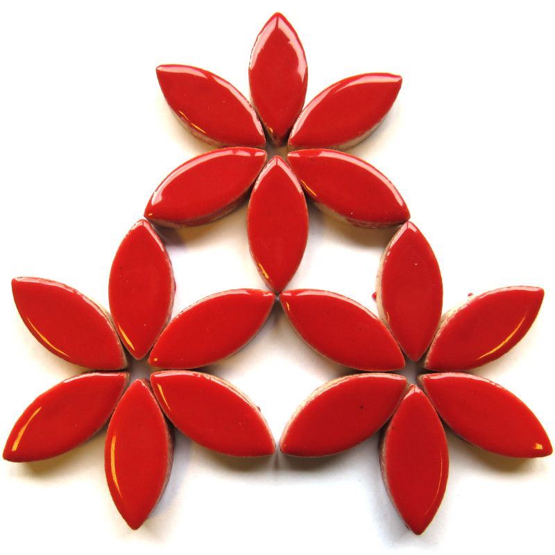 25mm Ceramic Petal - Red