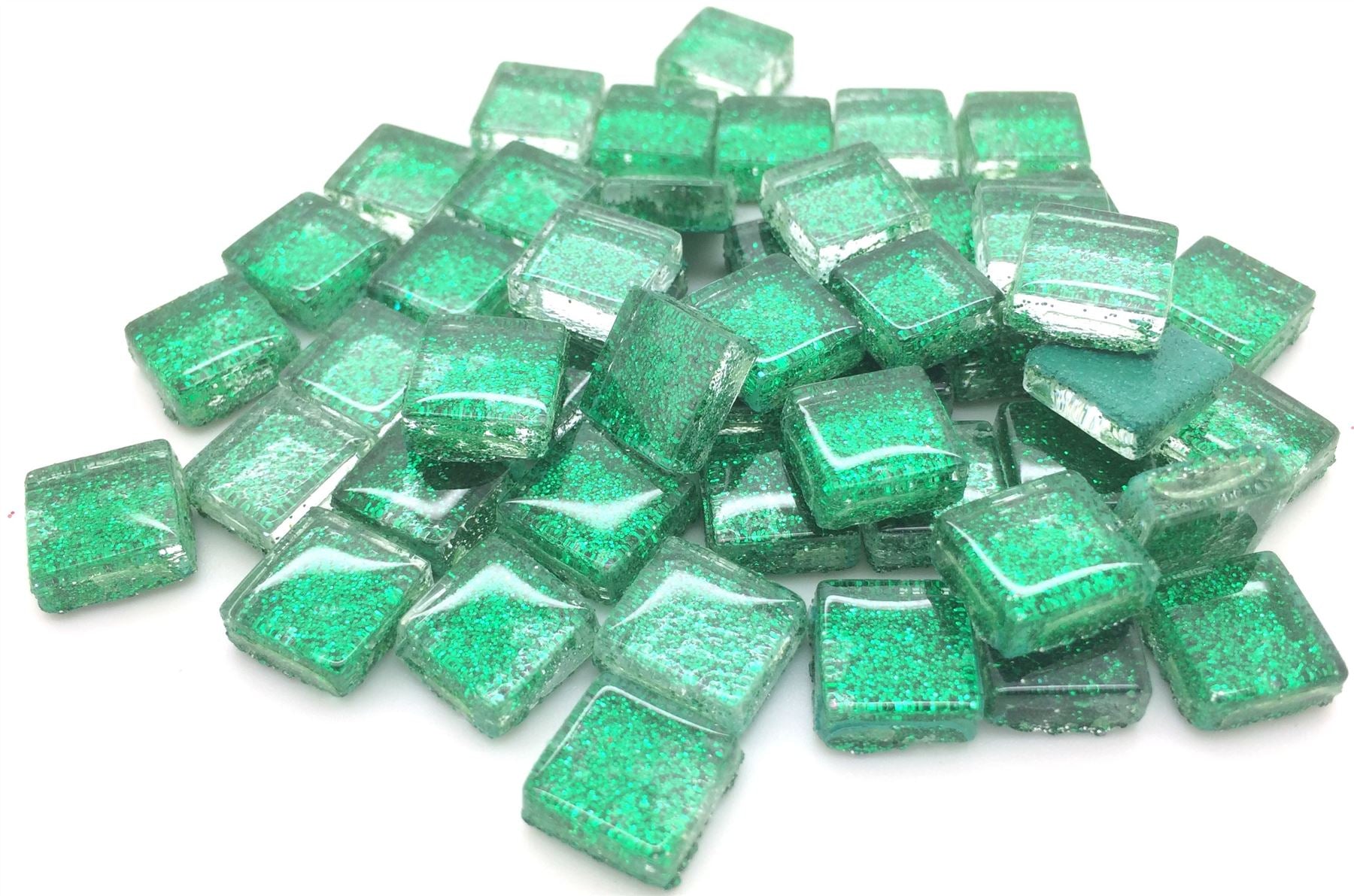10mm Glitter Loose - Green