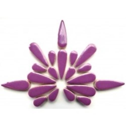 Ceramic Teardrops - Pretty Purple