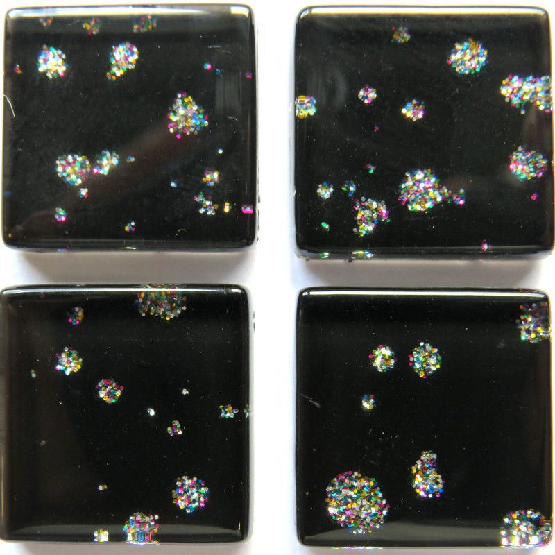 20mm Glitter - Black Sequin *DISCONTINUED*