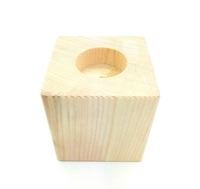 Base - Wooden Candleholder - 8cm x 8cm