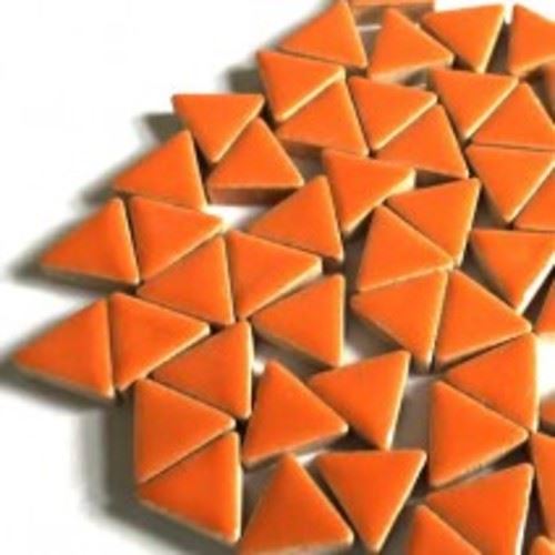 Ceramic Triangles - Popsicle Orange