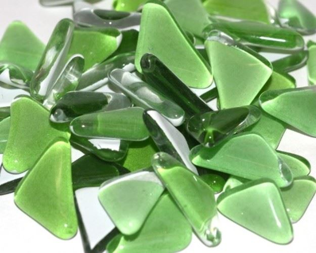 Soft Glass Puzzles - Hosta Green