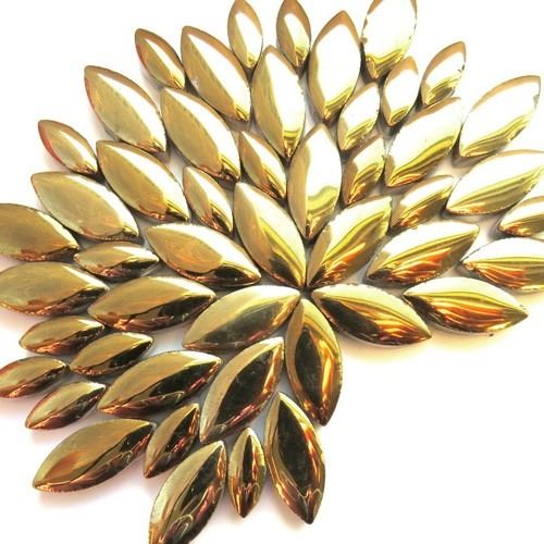 Ceramic Petals - Gold H01