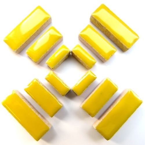 Ceramic Rectangles - Citrus Yellow H71