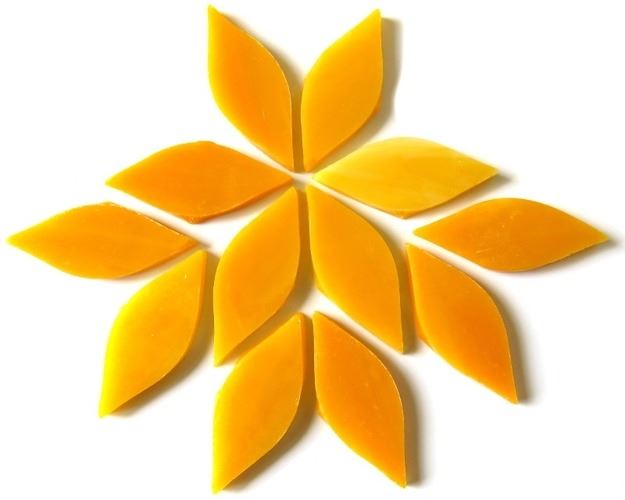 Small Tiffany Petals - Mango Nectar