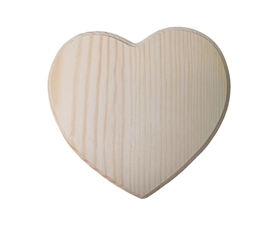Base Pine - Heart: 125mm