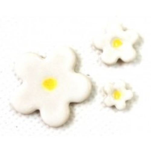 Handmade Shapes - White Blossoms