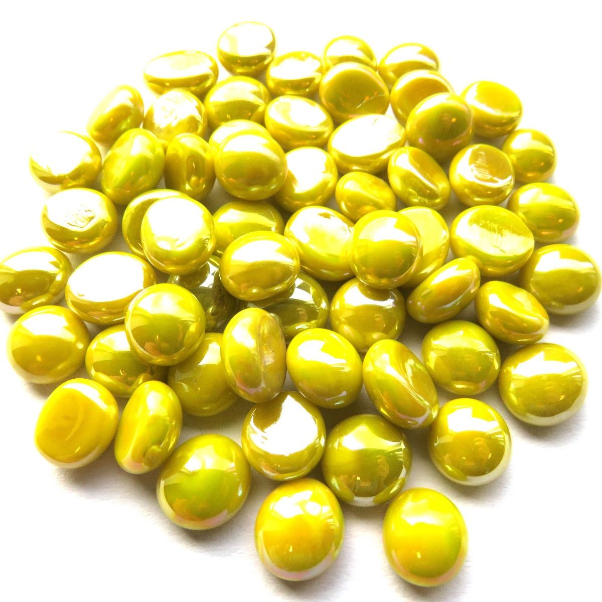 Mini Gems - Yellow Opalescent