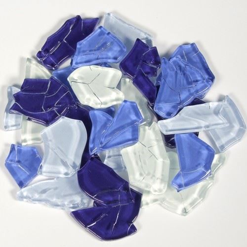 Crash Glass - Blue Mix