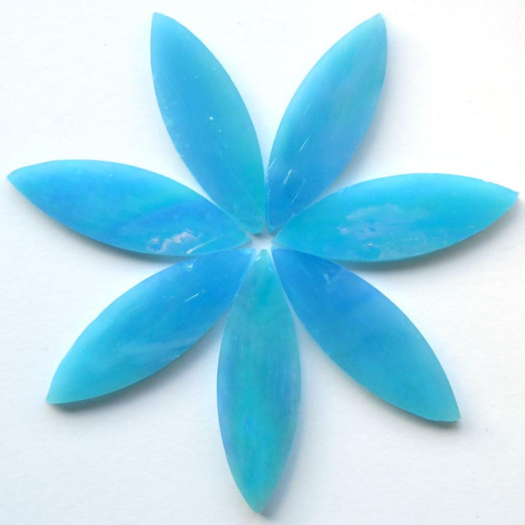 Large Tiffany Petals - Aquamarine