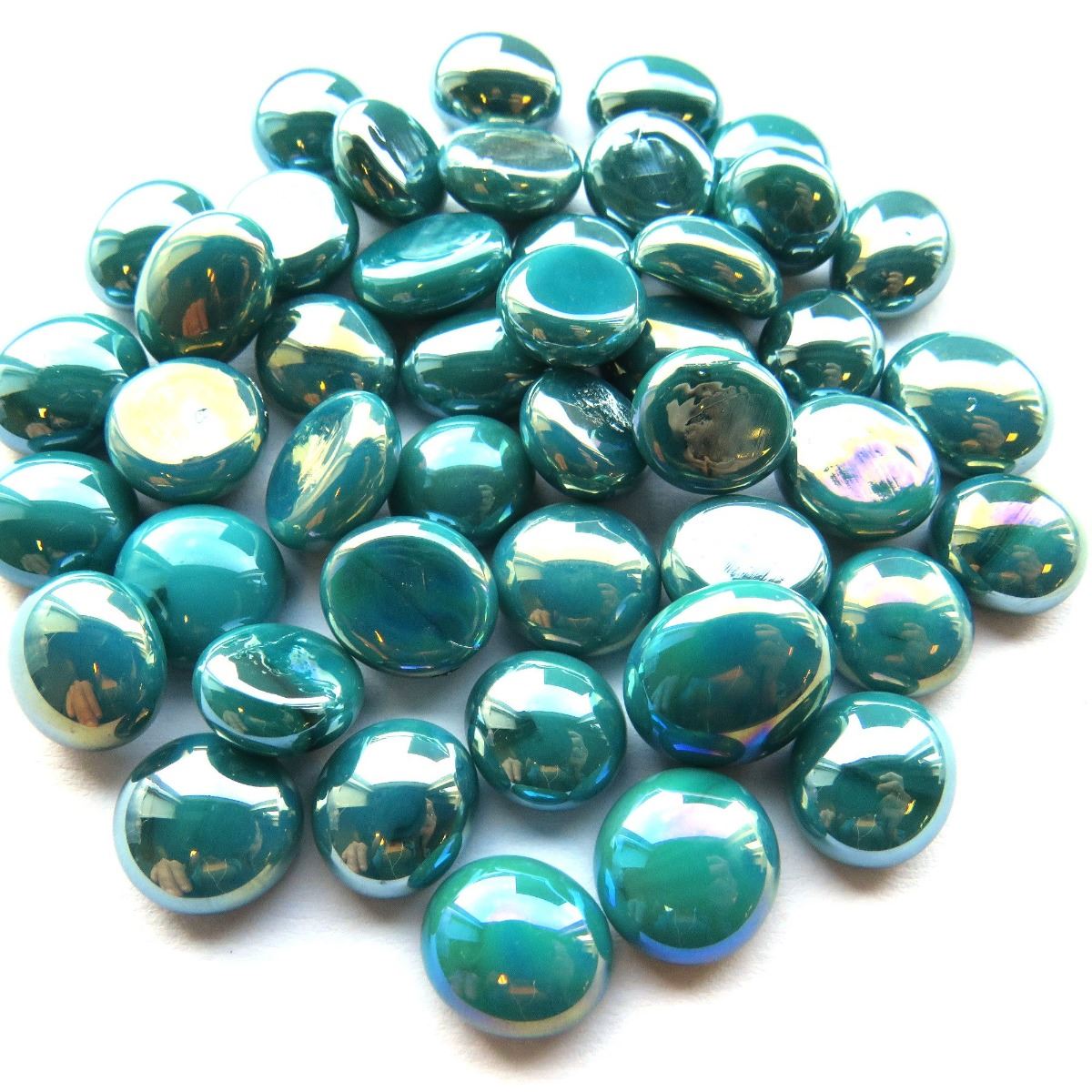 Mini Gems - Teal Opalescent