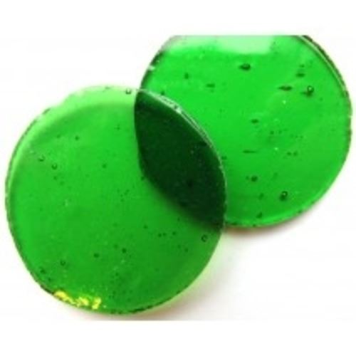 Large Tiffany Circles - Acid green - Set of 2