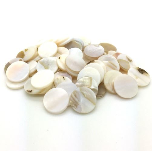 Mother of Pearl - Round 15mm