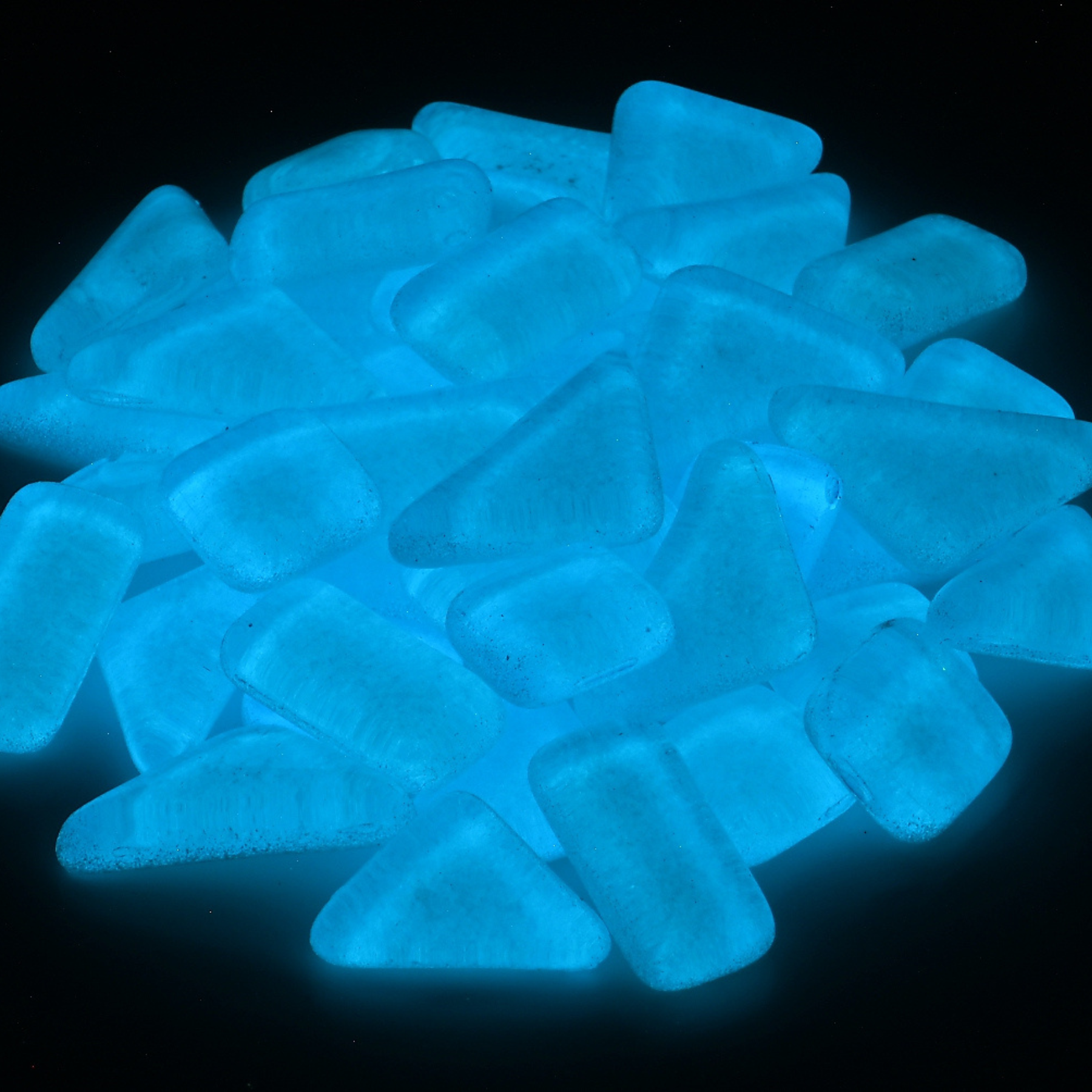 Glow In The Dark Soft Glass Puzzles - Blue