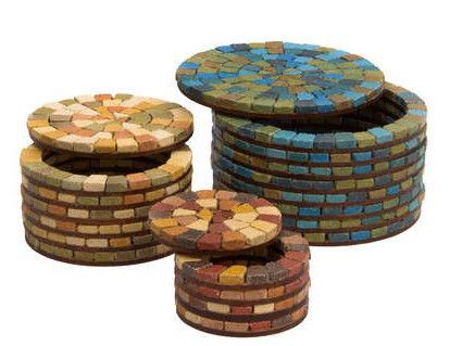 Kit - Archaeological Series - Set of 3 Round Boxes