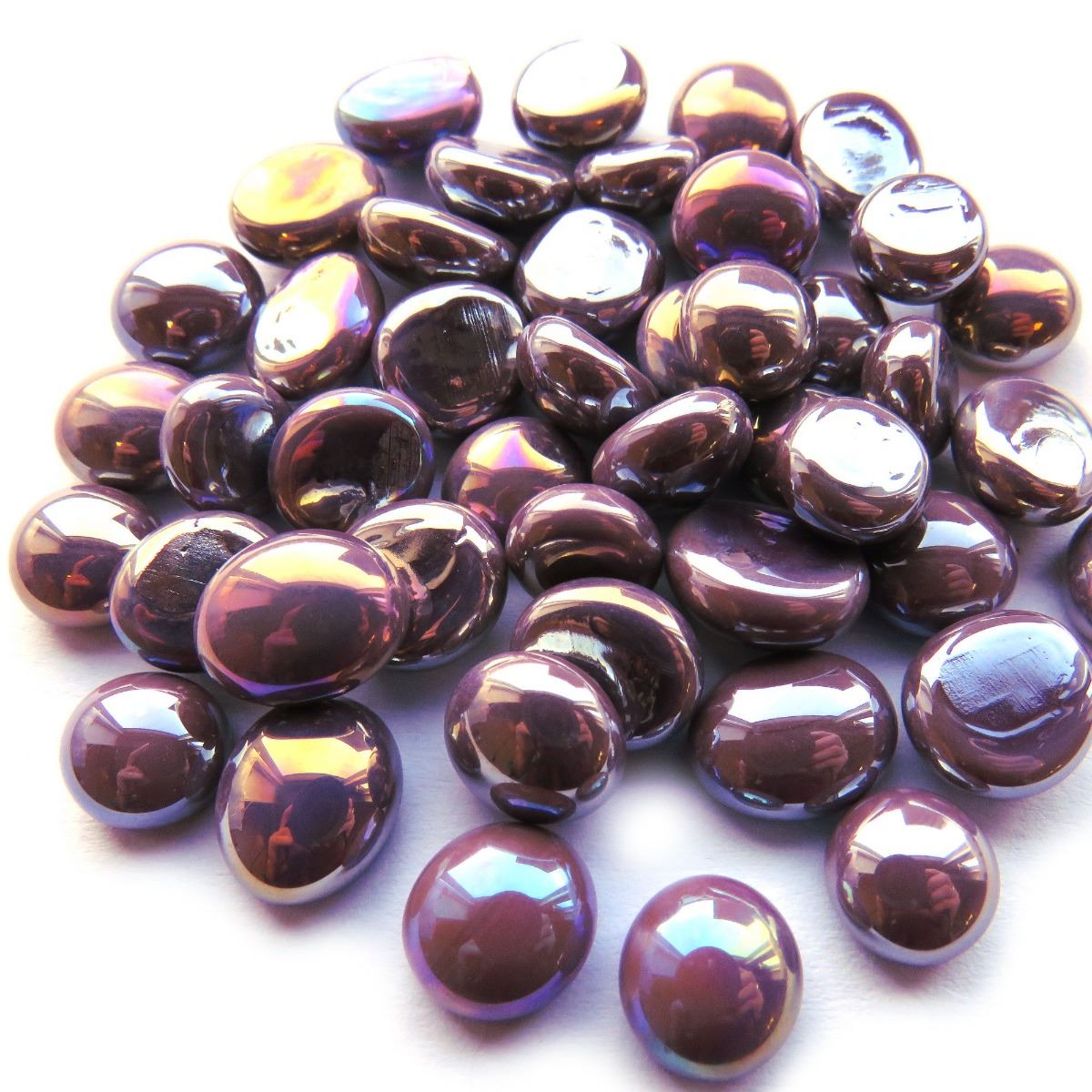 Mini Gems - Plum Opalescent