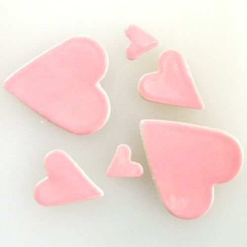 Handmade Shapes - Hearts Afire Pink