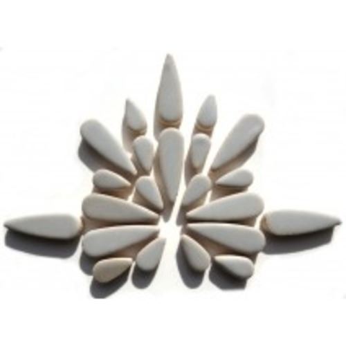 Ceramic Teardrops - Dove Grey