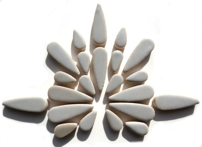 Ceramic Teardrops - Dove Grey