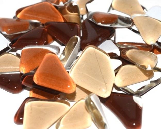 Soft Glass Puzzles - Chocolat Delphinium