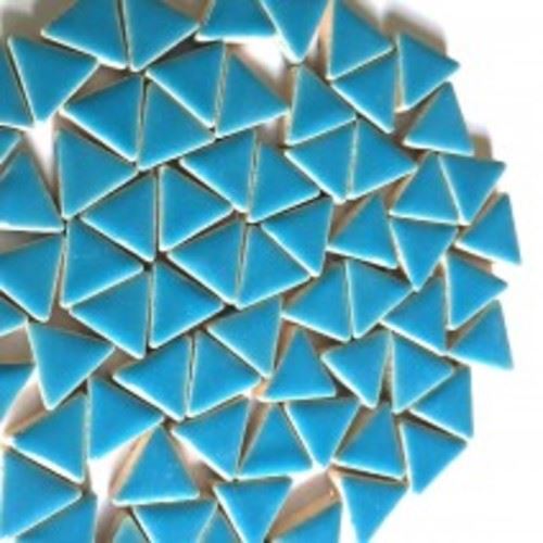 Ceramic Triangles - Thalo Blue