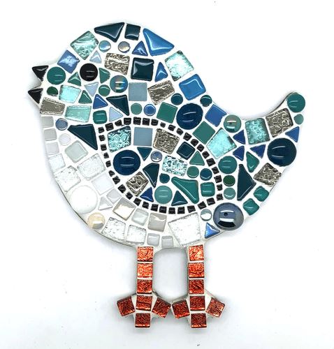 Kit - Bird Mosaic Kit - Teal