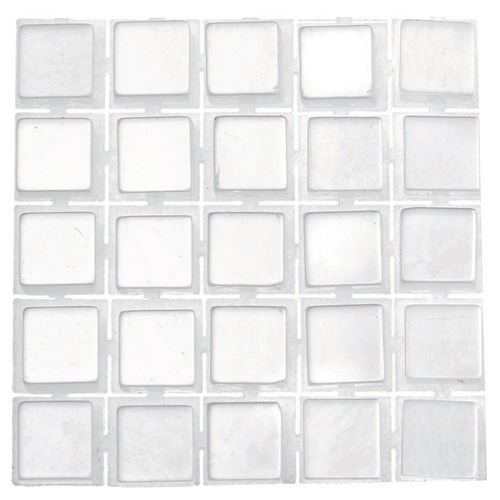 5mm Poly Mosaic - White - Set - DISCONTINUED
