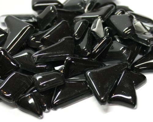 Soft Glass Puzzles Triangles - Black - 250g
