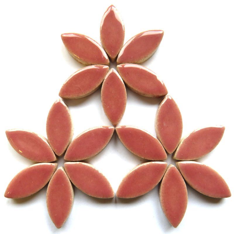 25mm Ceramic Petal - Dusty Rose