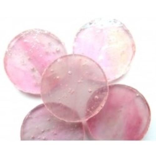Small Tiffany Circles - Rosebud - Set of 5