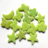 Glass Charms - Acid Green - DISCONTINUED