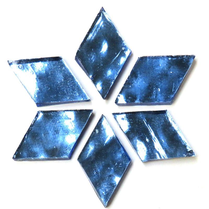 AR28 Glass Diamonds - Glacial Blue Wavy